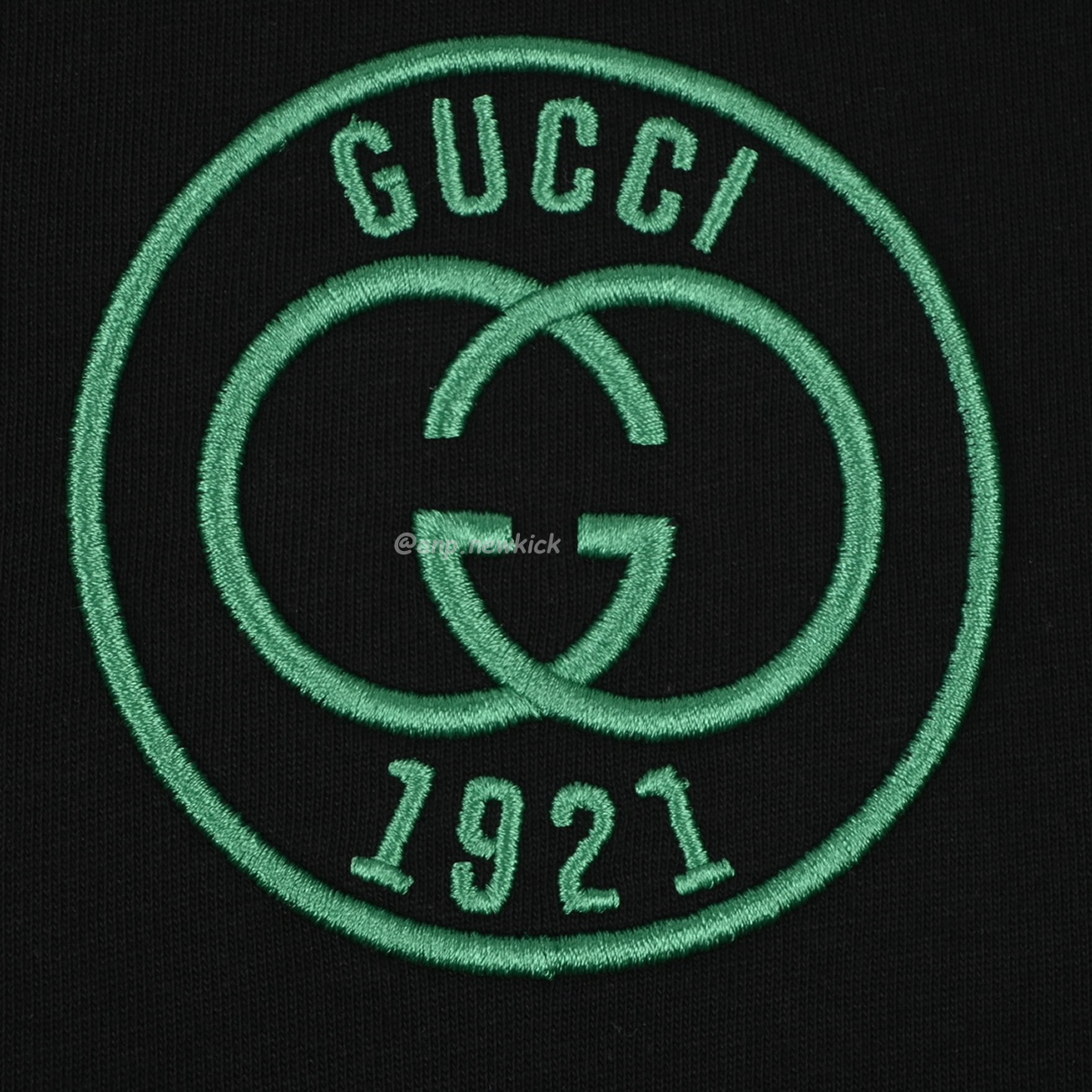 Gucci Color Blocking Logo Letter Embroidered Pattern Short Sleeved T Shirt (6) - newkick.org